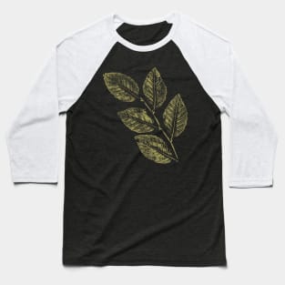 Beech Leaves Branch Baseball T-Shirt